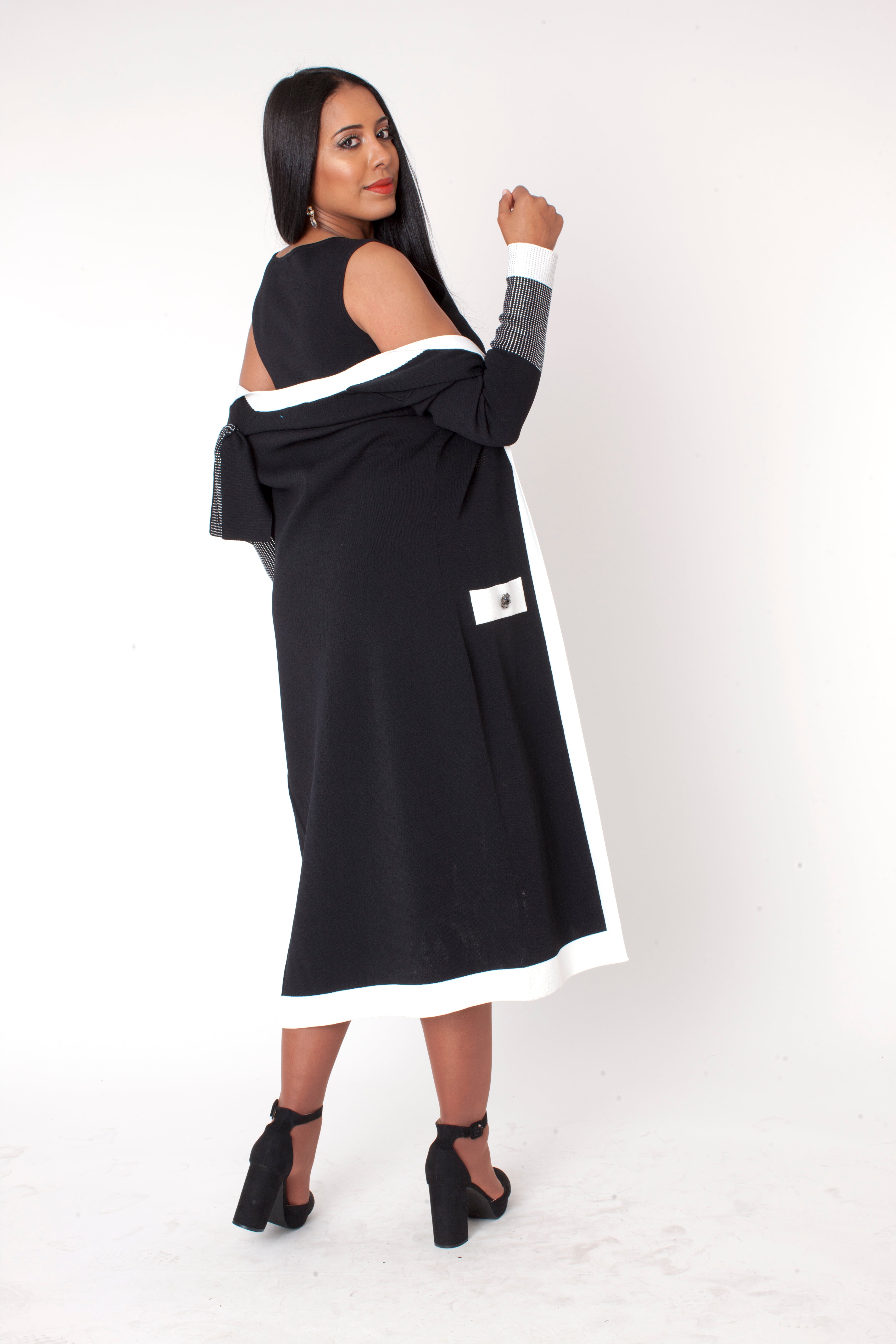 Camille Trim Knit Jacket Dress - 5312 suit church dressy career