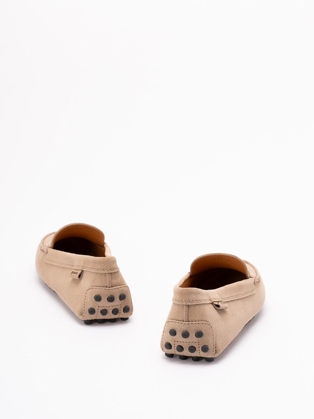 Tod's ladies Gommino` Loafers In Suede driving mocs shoes tan