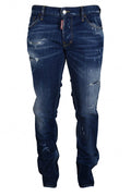 Dsquared2 Men's Cool Guy Blue Jeans denim logo patch