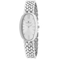 Christian Van Sant Ladies Lucia Watch Designer Luxury Silver oval