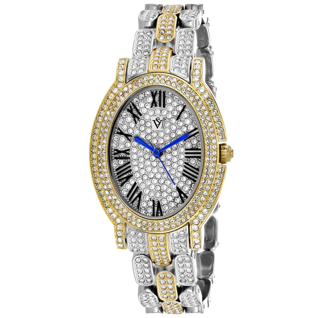 Christian Van Sant Ladies Amore Watch Luxury Designer Gold Silver