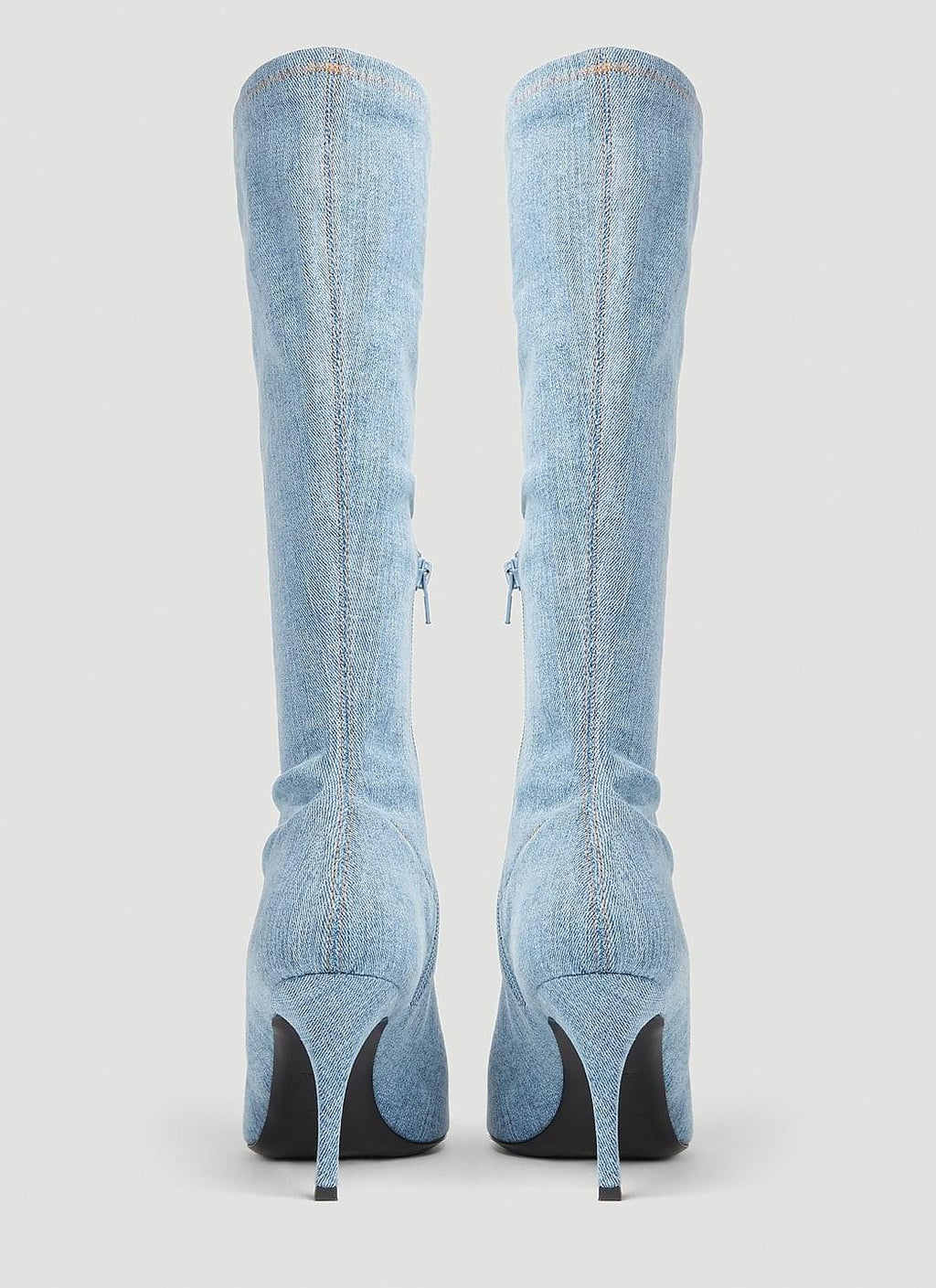 Diesel ladies D-Venus Kbt Boots denim stiletto boots heels