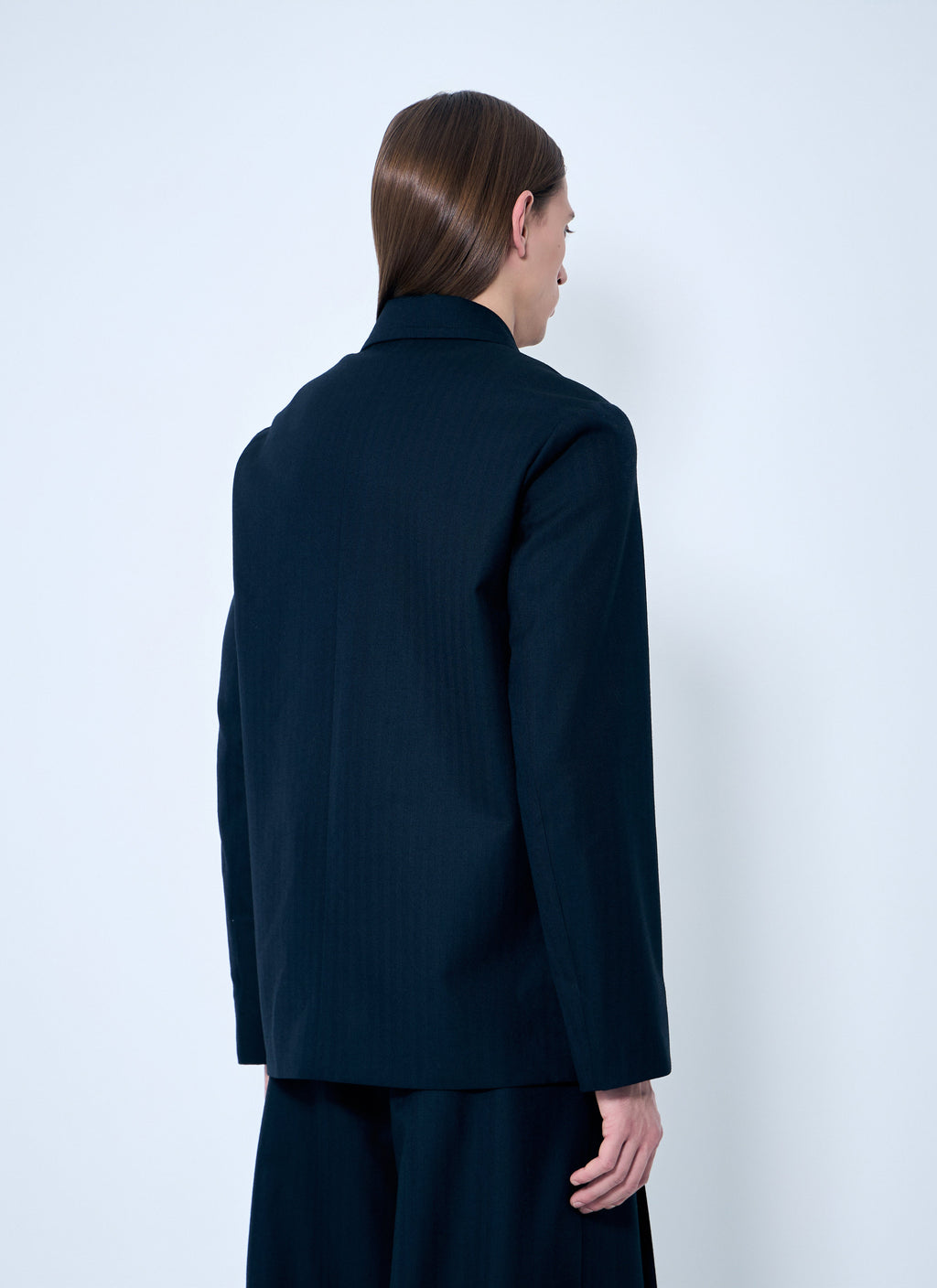 Dries Van Noten Men's Bays Jacket dress tailored wool blazer dark navy