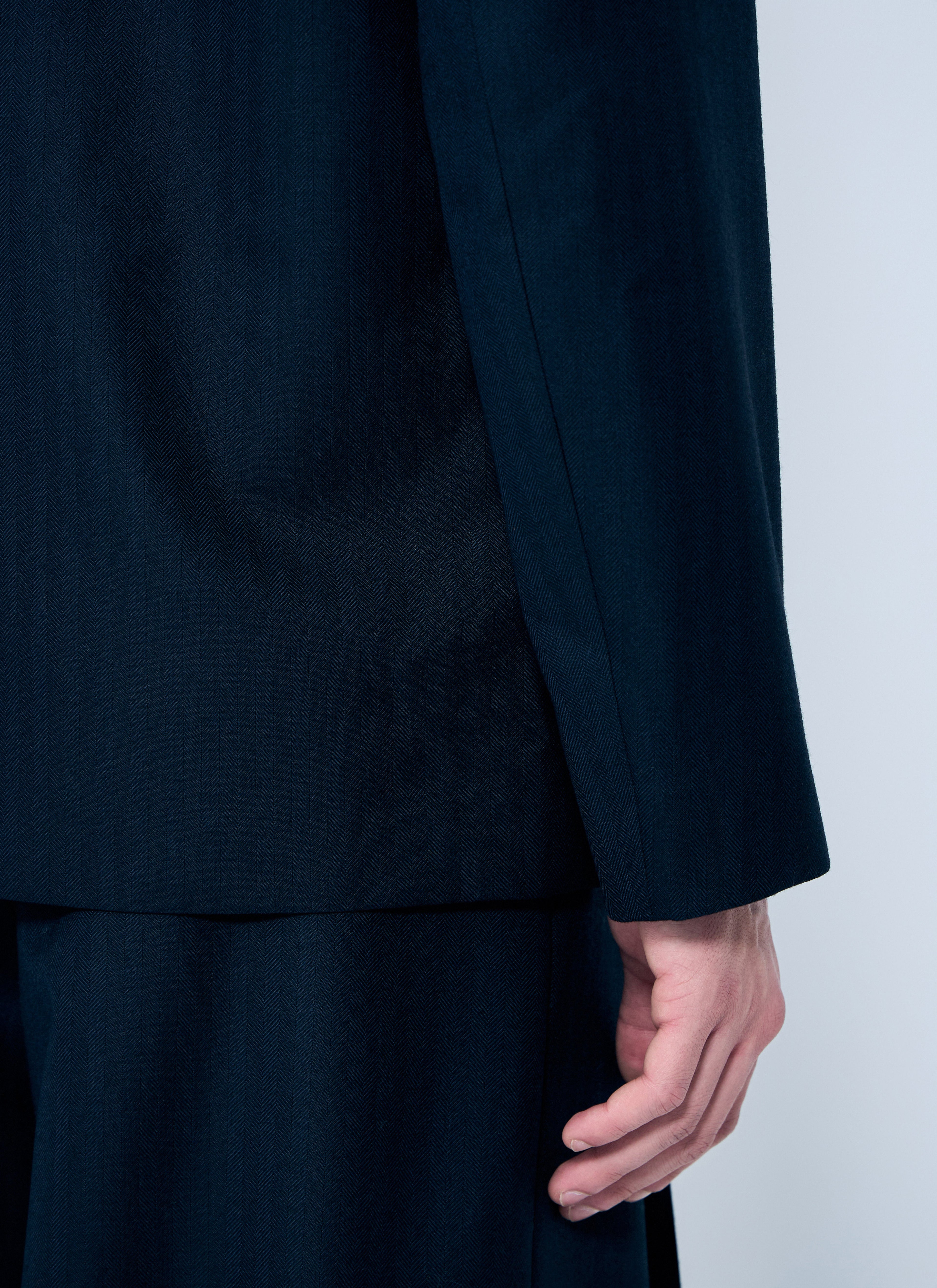 Dries Van Noten Men's Bays Jacket dress tailored wool blazer dark navy