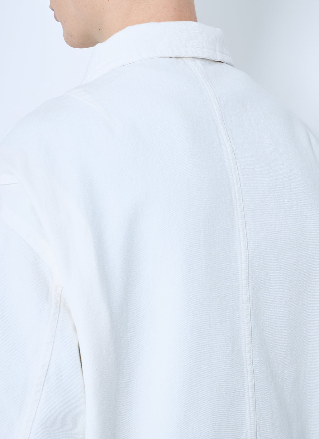 Dries Van Noten Men's Veper Jacket coat white zip up