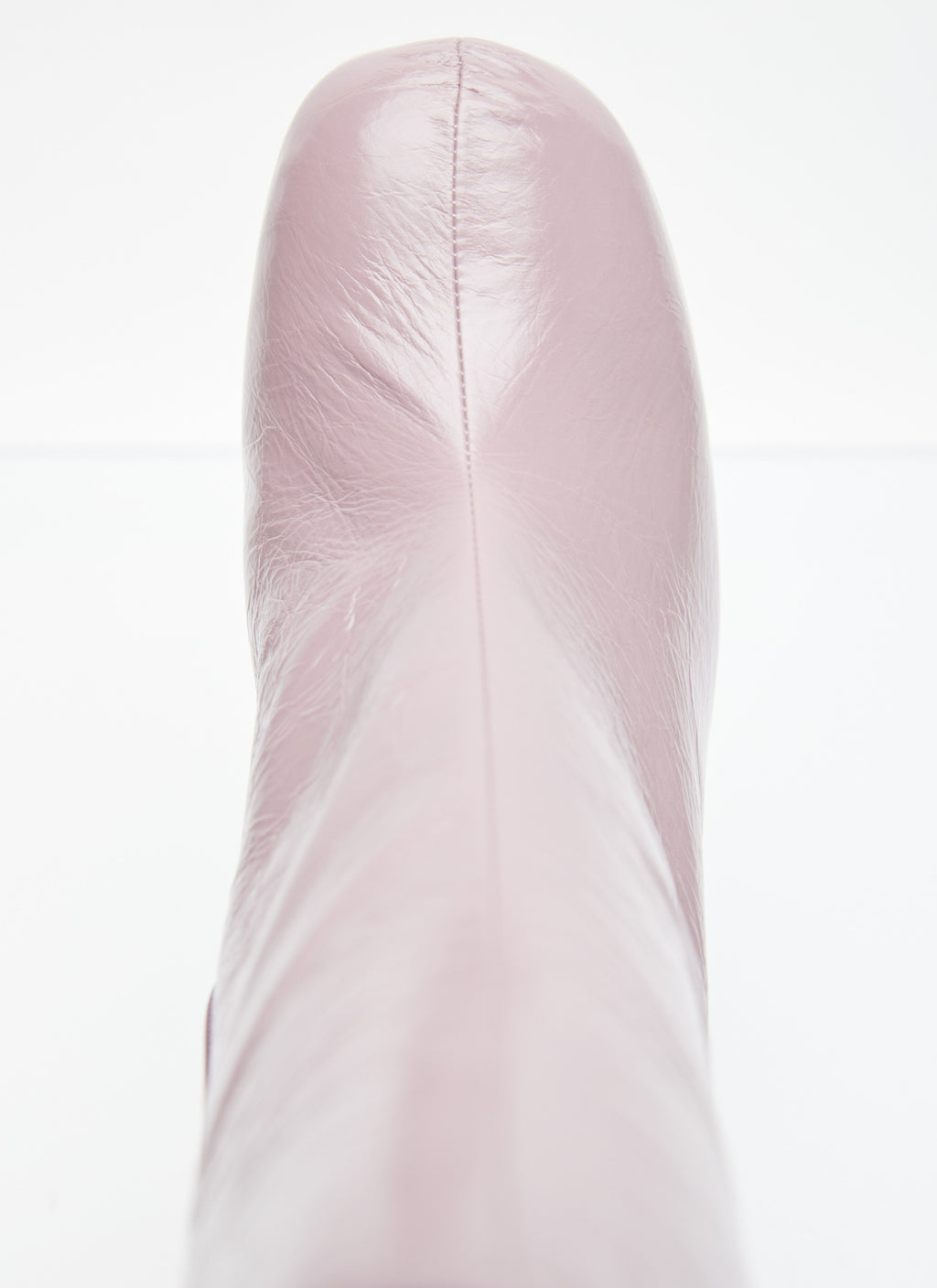 Dries Van Noten ladies Platform Heel Leather Boots shoes pink irredescent