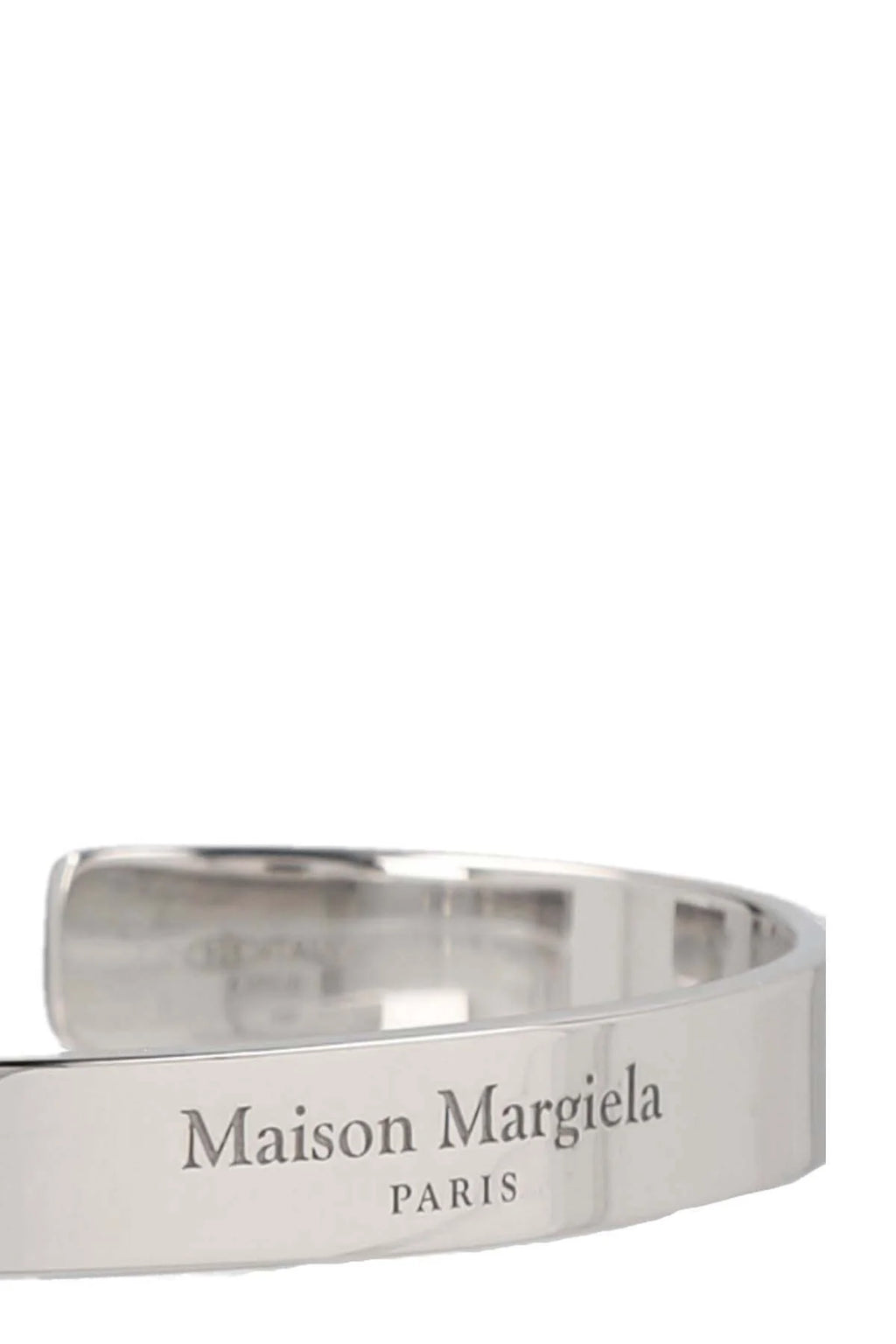 Maison Margiela ladies silver Logo Bracelet