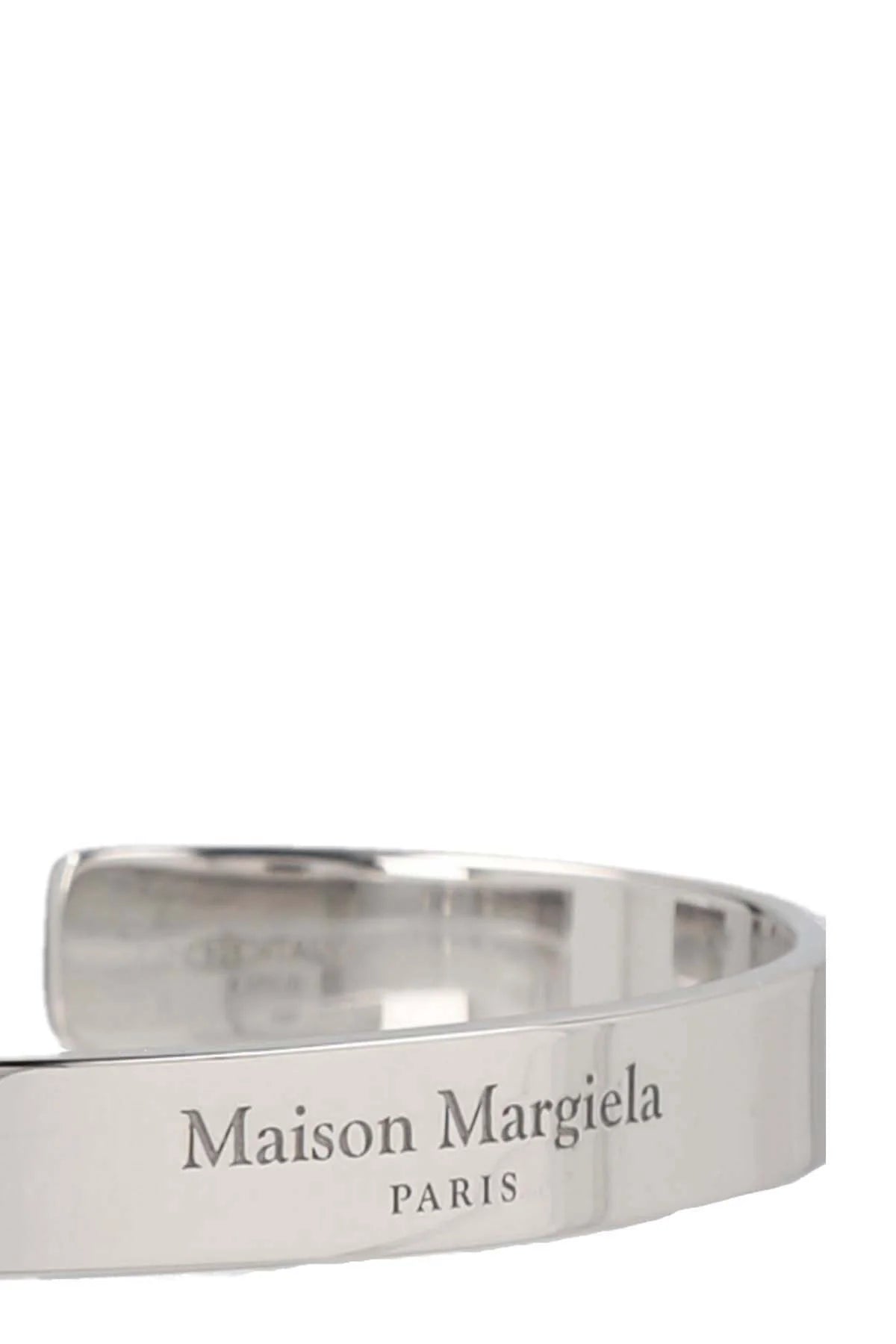 Maison Margiela ladies silver Logo Bracelet