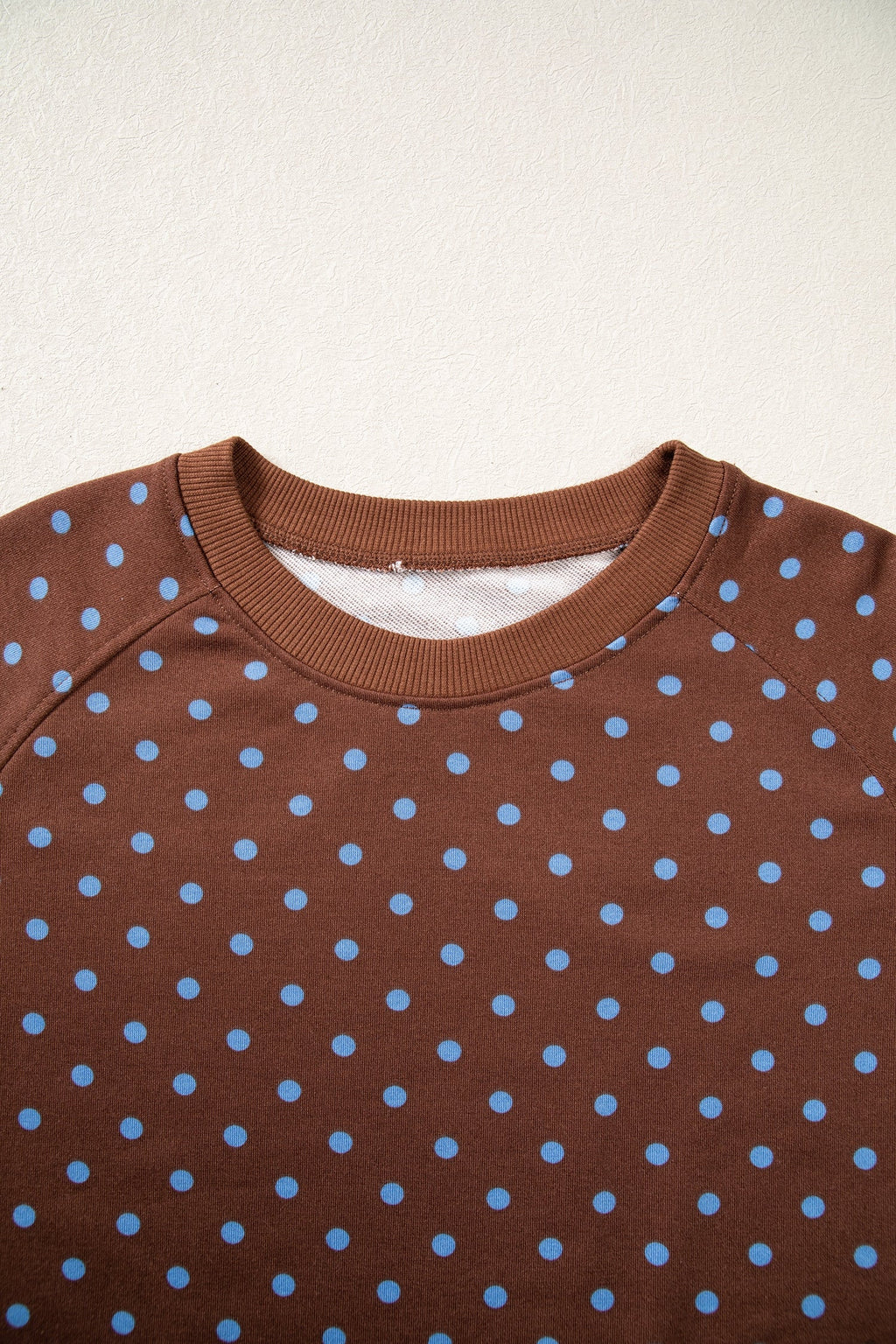 Jane Polka Dot Drawstring Wide Leg Long Sleeve Top Pant Set Outfit