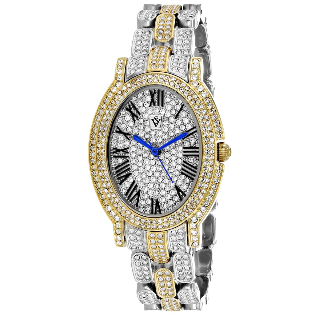 Christian Van Sant Ladies Amore Watch Luxury Designer Gold Silver