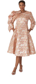 Floral Fit & Flare Dress -9724 wedding church occasion wedding