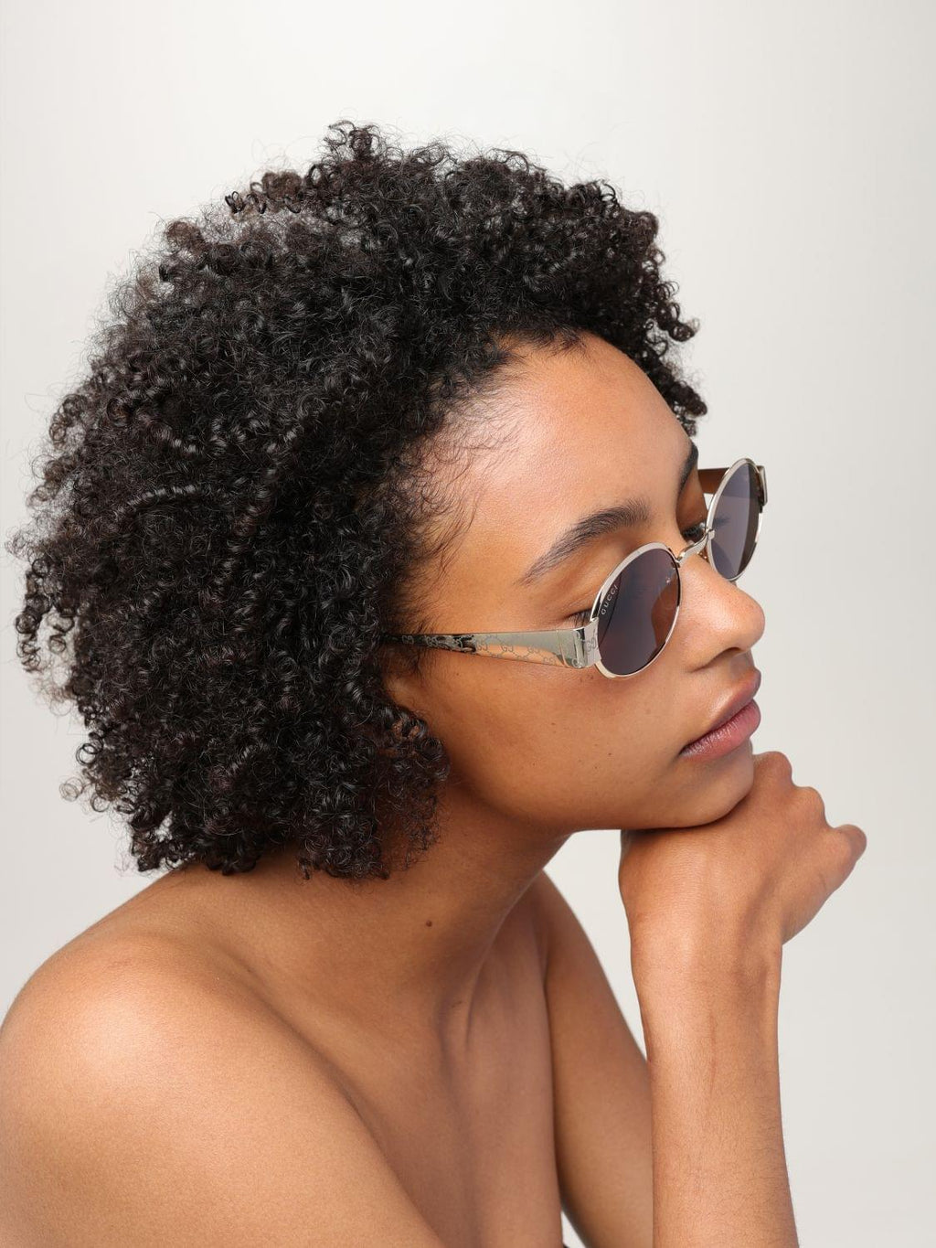 Gucci ladies GG1854s Metal Sunglasses Brown