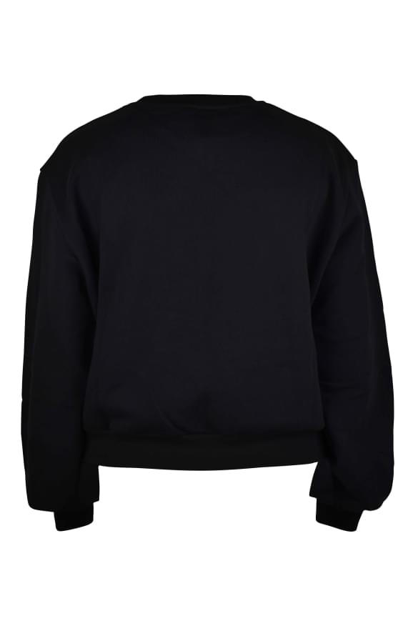 Giuseppe Zanotti Ladies Sweatshirt pullover gold rhinestone logo Italy