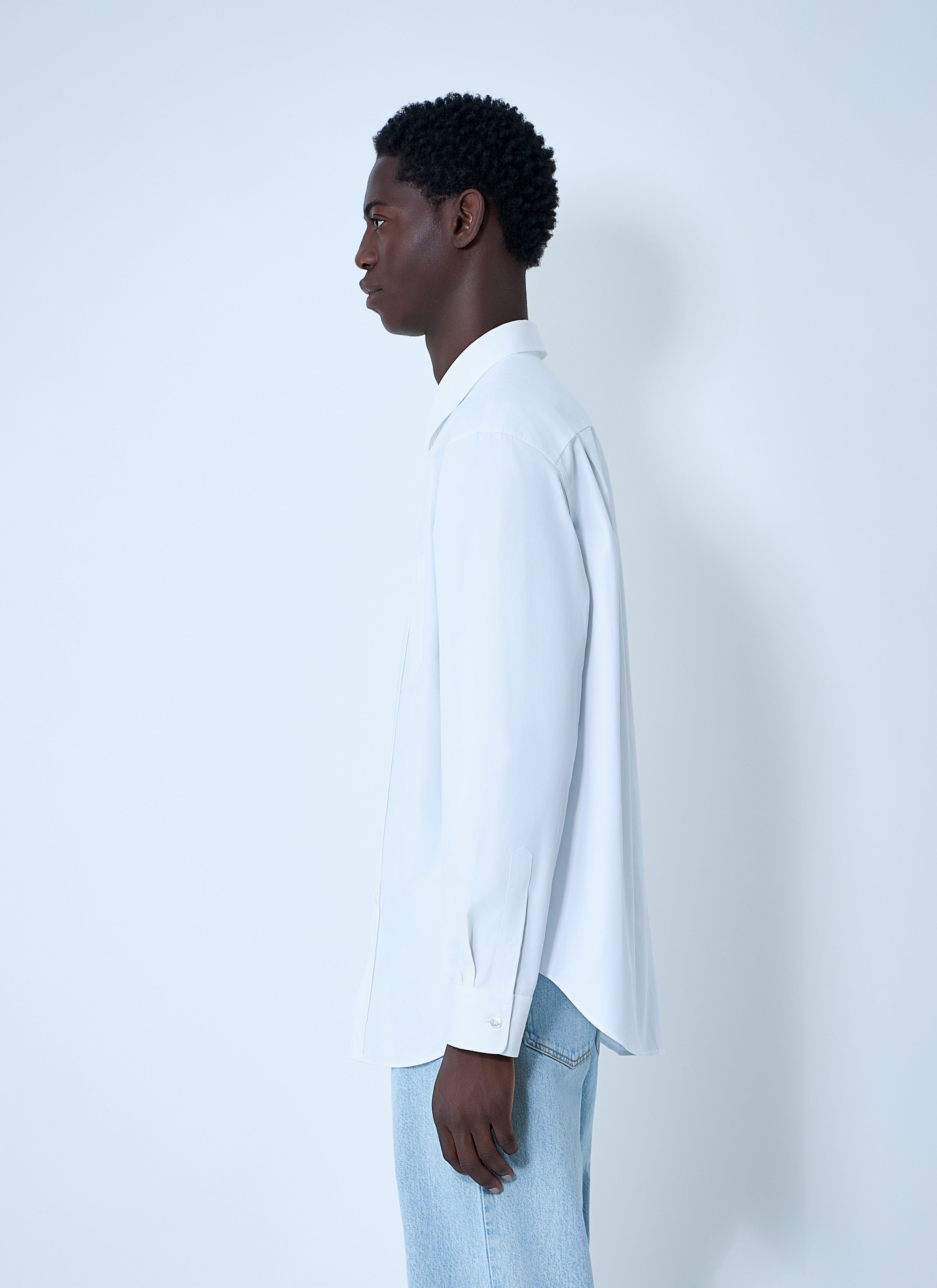 Gucci Men's Button-Down Shirt white dress casual