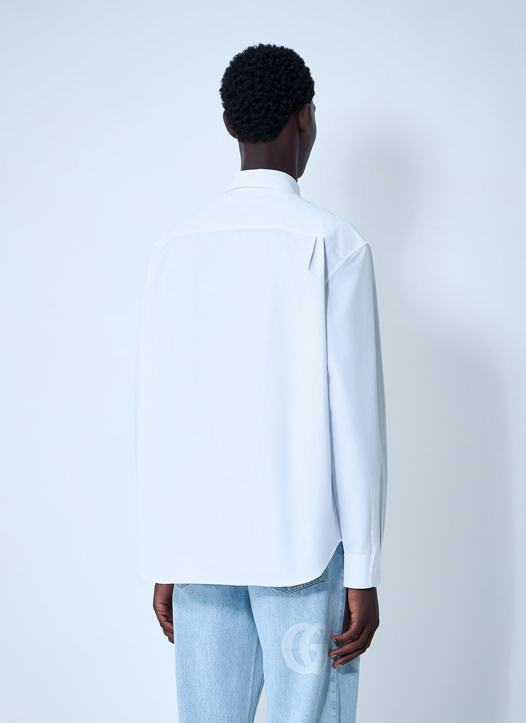 Gucci Men's Button-Down Shirt white dress casual