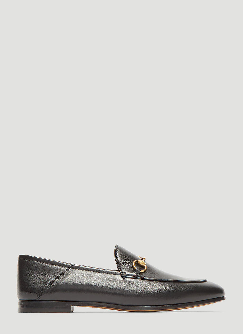 Gucci Ladies Brixton Loafers flats shoes horsebit black SZ 35