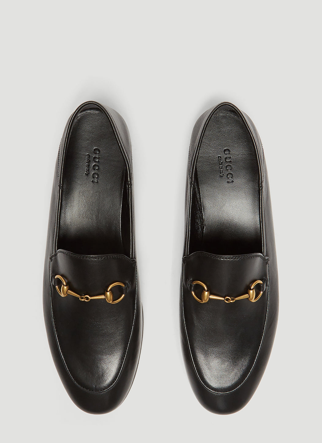 Gucci Ladies Brixton Loafers flats shoes horsebit black SZ 35