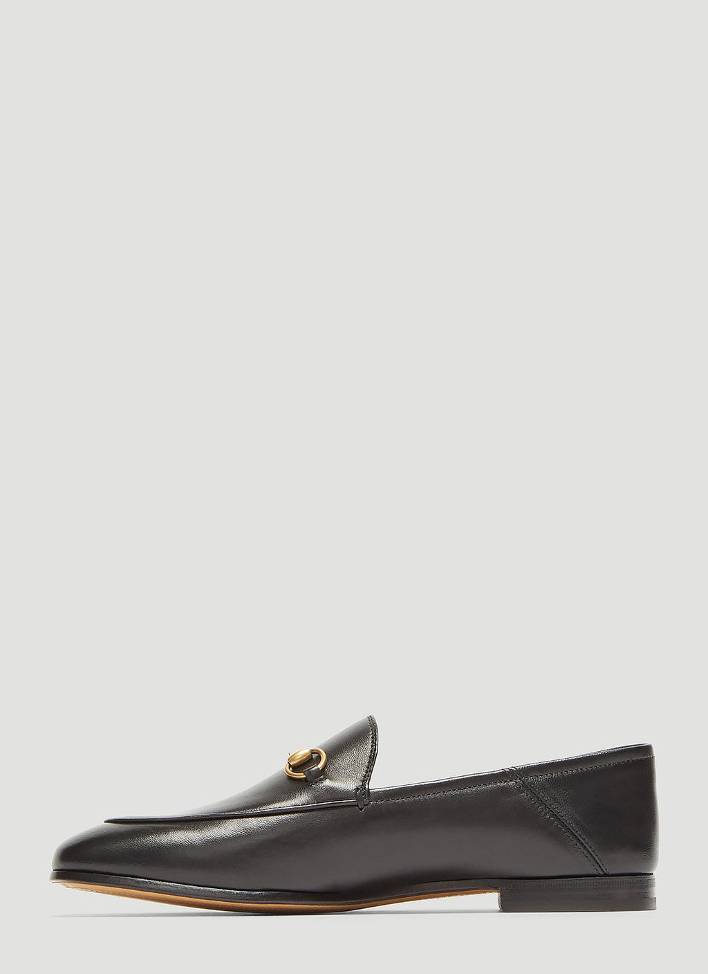 Gucci Ladies Brixton Loafers flats shoes horsebit black SZ 35