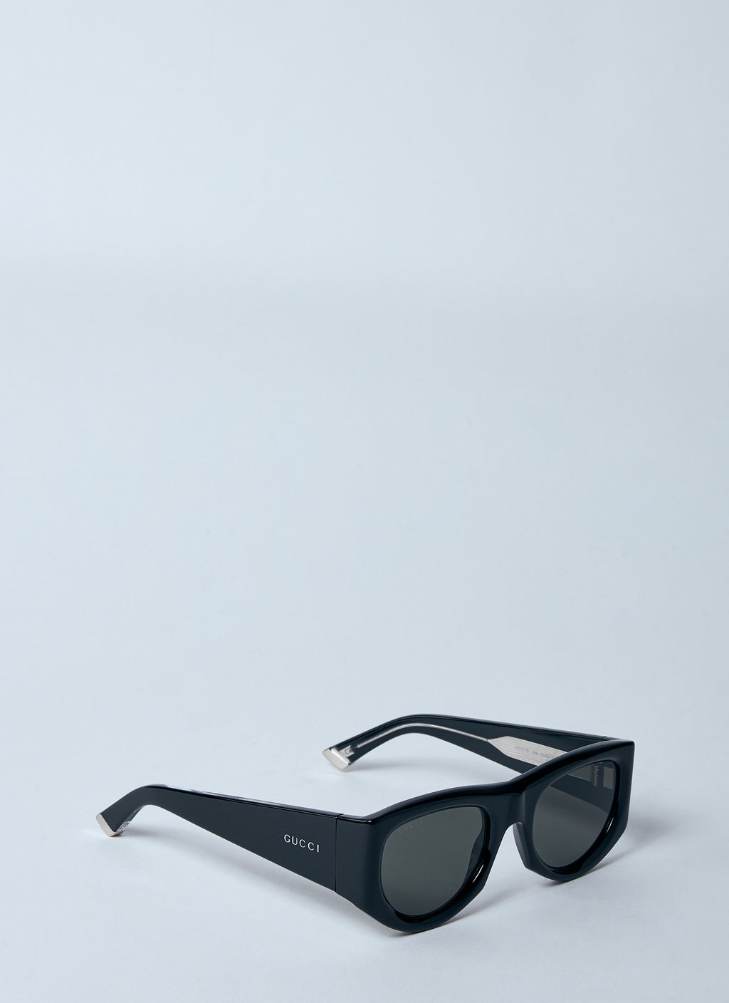 Gucci ladies Rectangular Frame Sunglasses black
