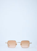 Gucci Men's GG1813s Sunglasses square frame gold