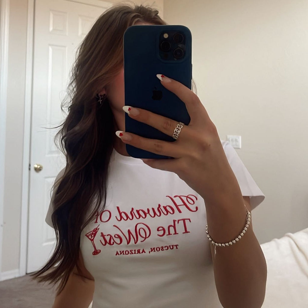 Harvard of the West bby tee cropped Tucson, AZ shirt top Ladies