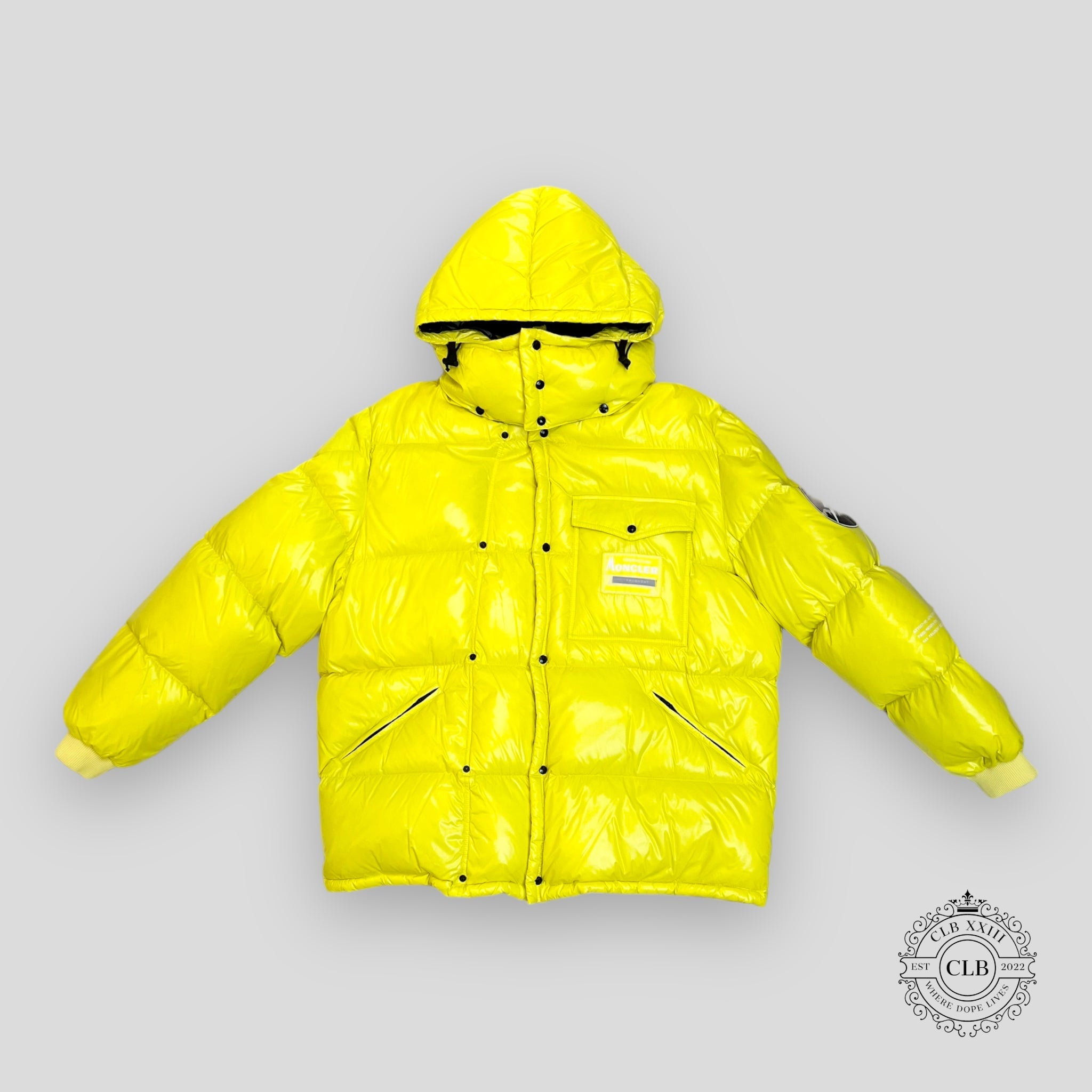MONCLER FRAGMENT ANTHEMY GIUBBOTTO BOMBER - YELLOW 6 Coat puffer