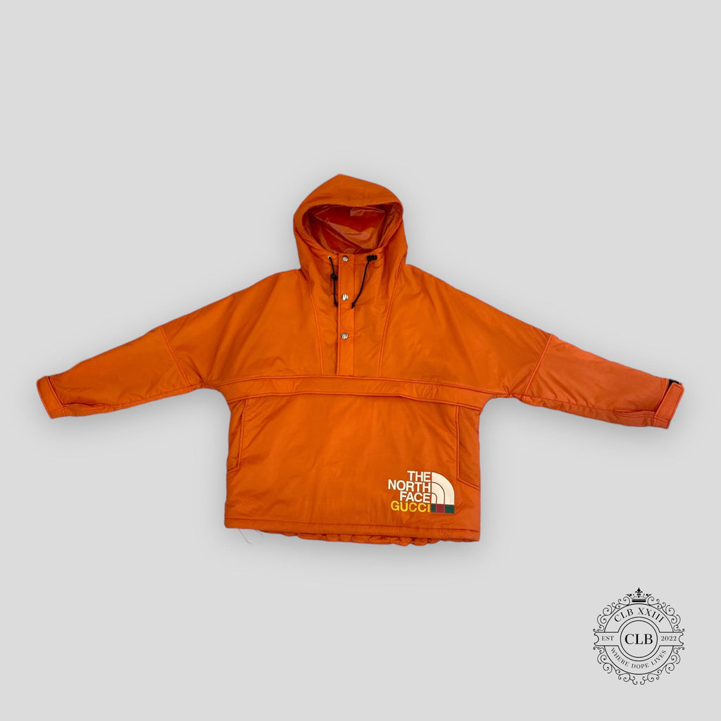 THE NORTH FACE X GUCCI PADDED RIPSTOP JACKET - ORANGE Men's unisex coat