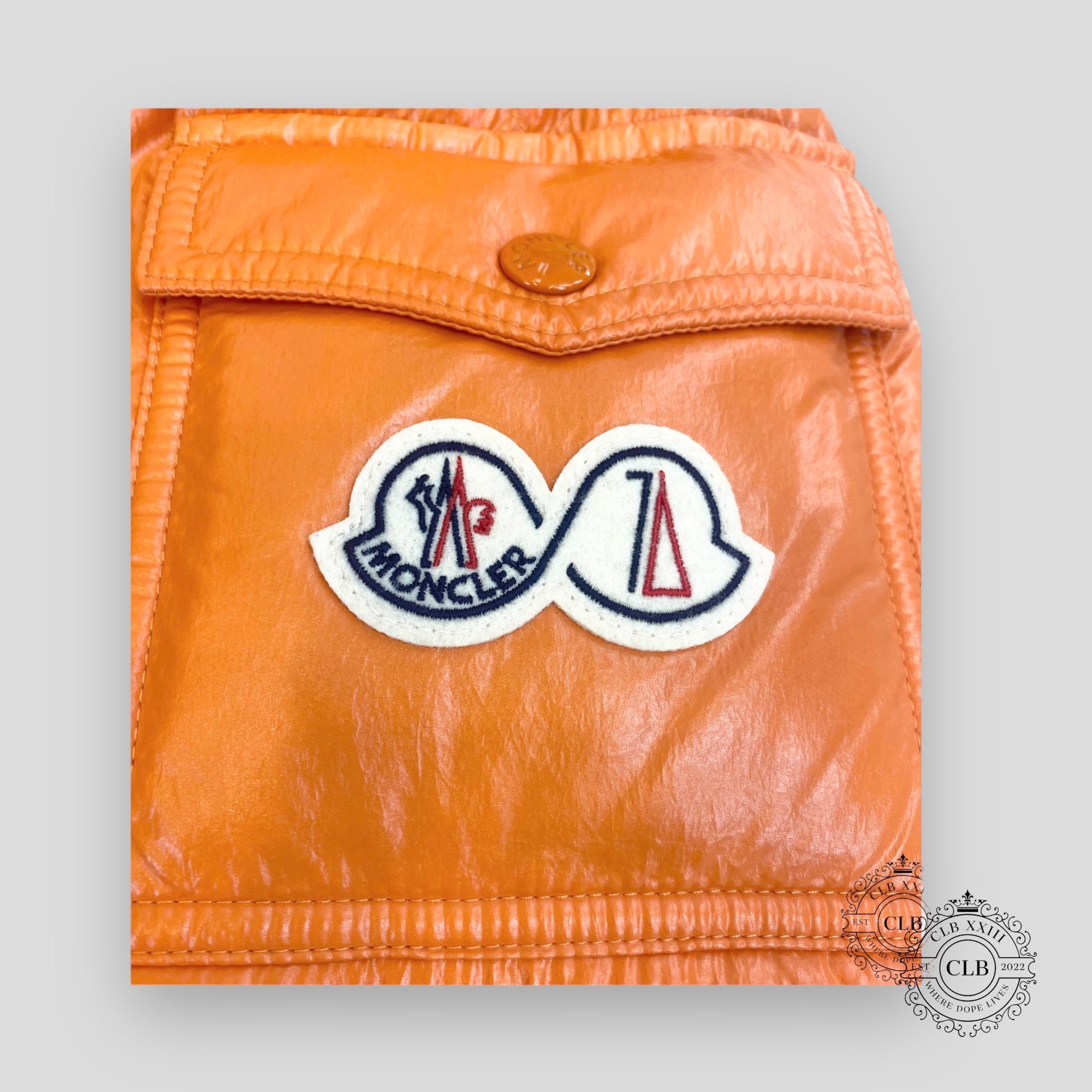 MONCLER MAYA 70 PUFFER COAT - ORANGE men's unisex Size-5