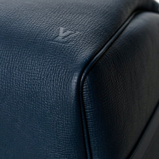 LOUIS VUITTON X NIGO DENIM DRIP KEEPALL BANDOULIERE 50 BLUE luggage duffel bag