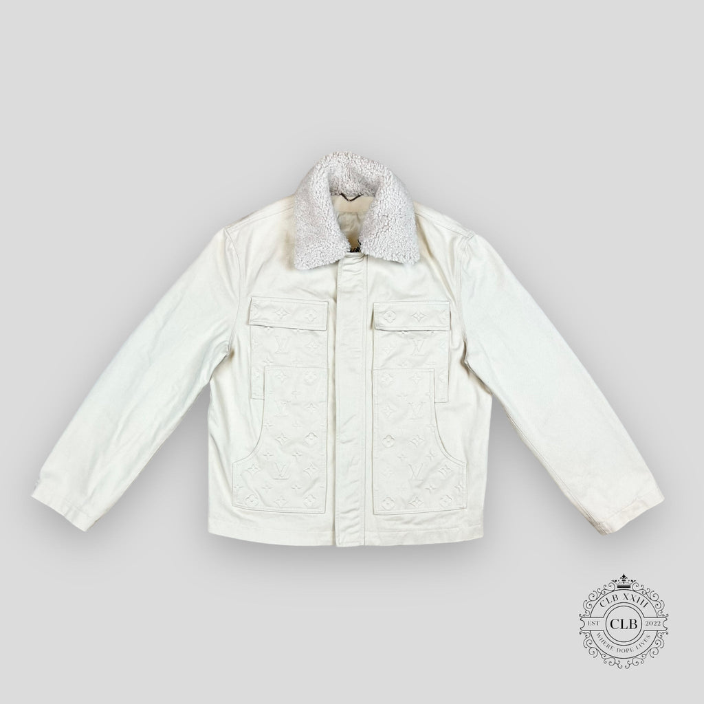 Louis Vuitton Monogram Workwear Jacket SZ 50 men's coat