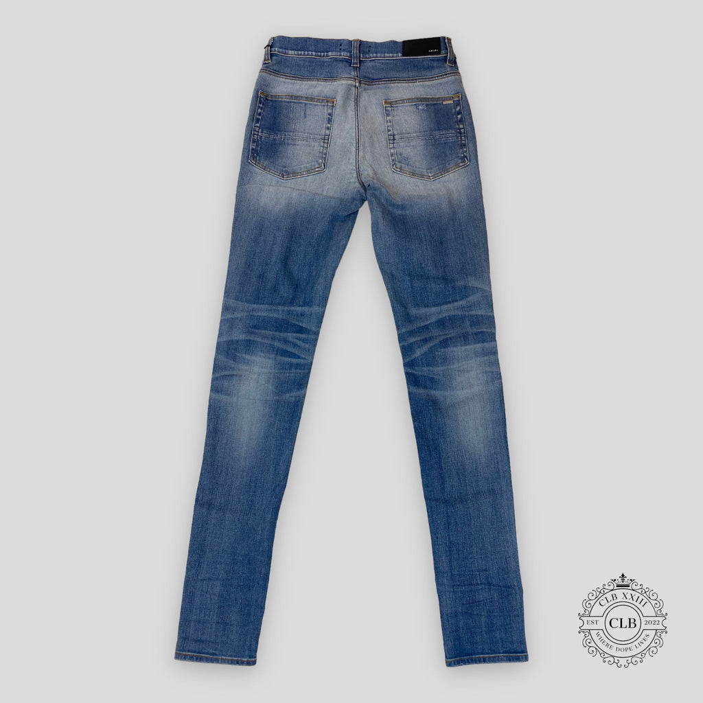 Amiri MX1 Aloha blue Jeans in 70's Indigo men's denim unisex