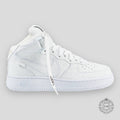 Nike Air Force 1 Mid X Louis Vuitton in Triple White 8 men's sneakers shoes