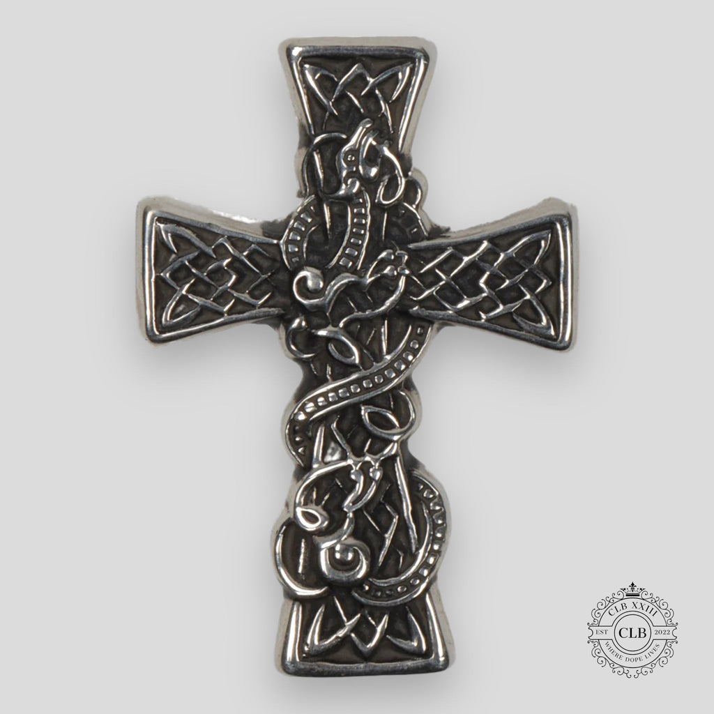 CHROME HEARTS CELTIC PENDANT .925 Sterling Silver Cross  unisex men's