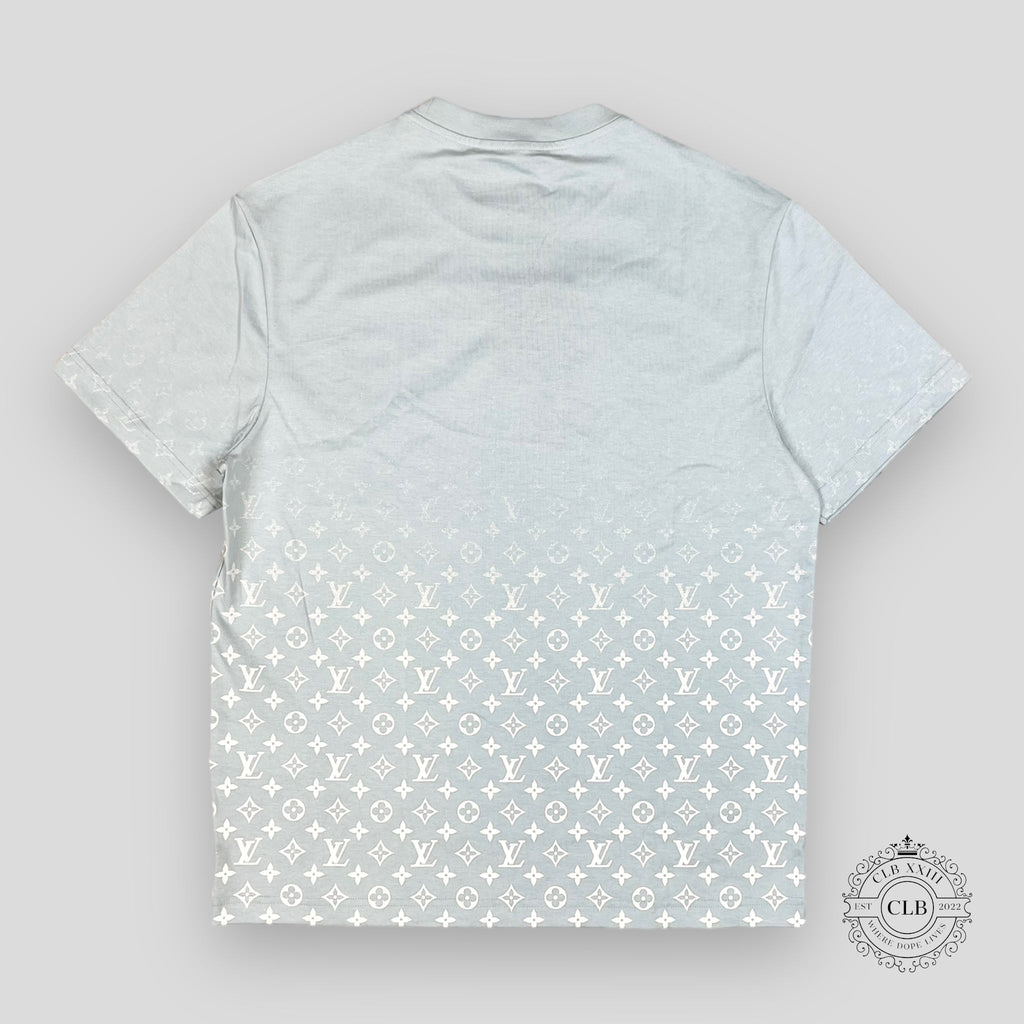 Louis Vuitton Gradient Monogram T-Shirt in Light Blue men's XL tee