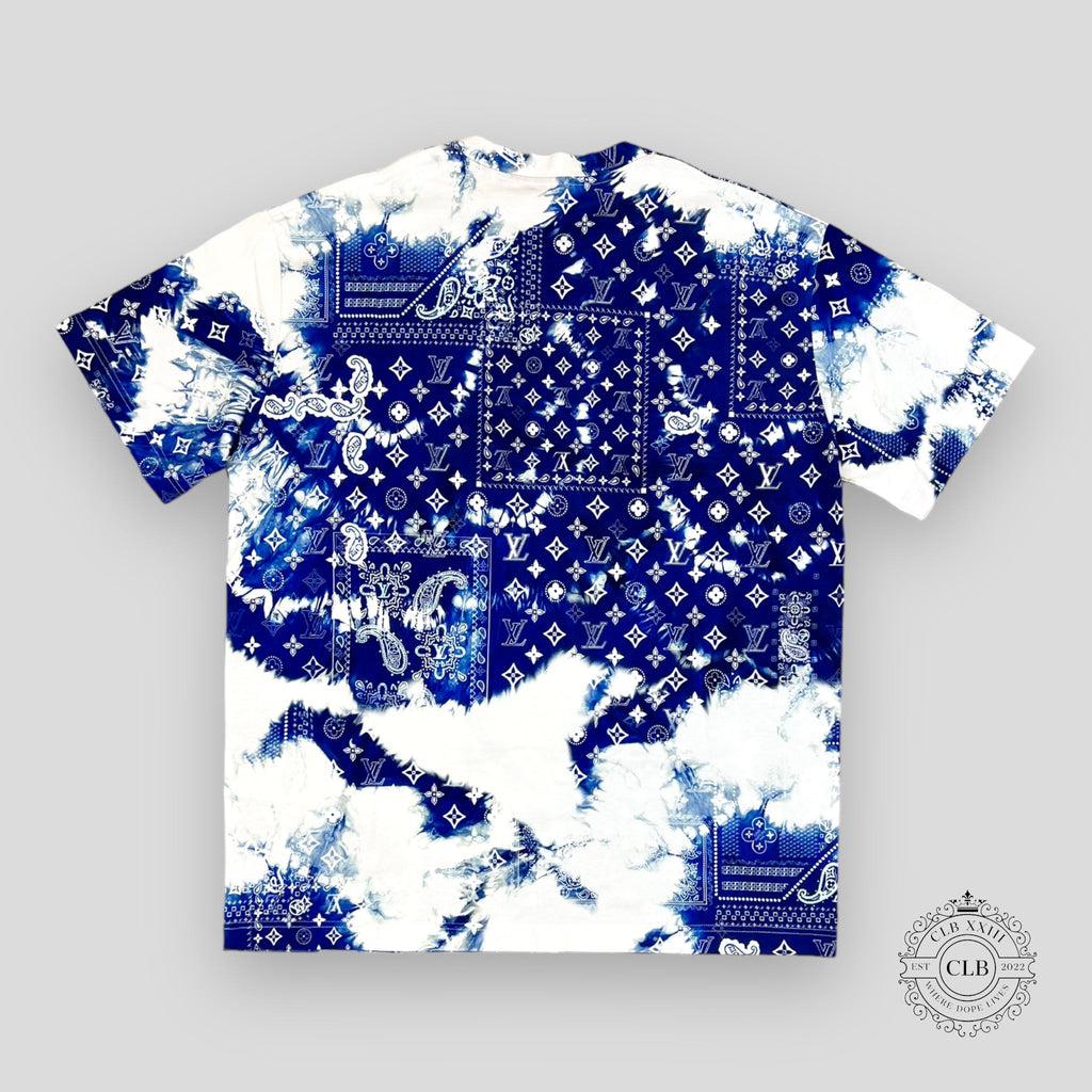 Louis Vuitton Monogram Bandana T-Shirt in Blue white men's XXL 2XL