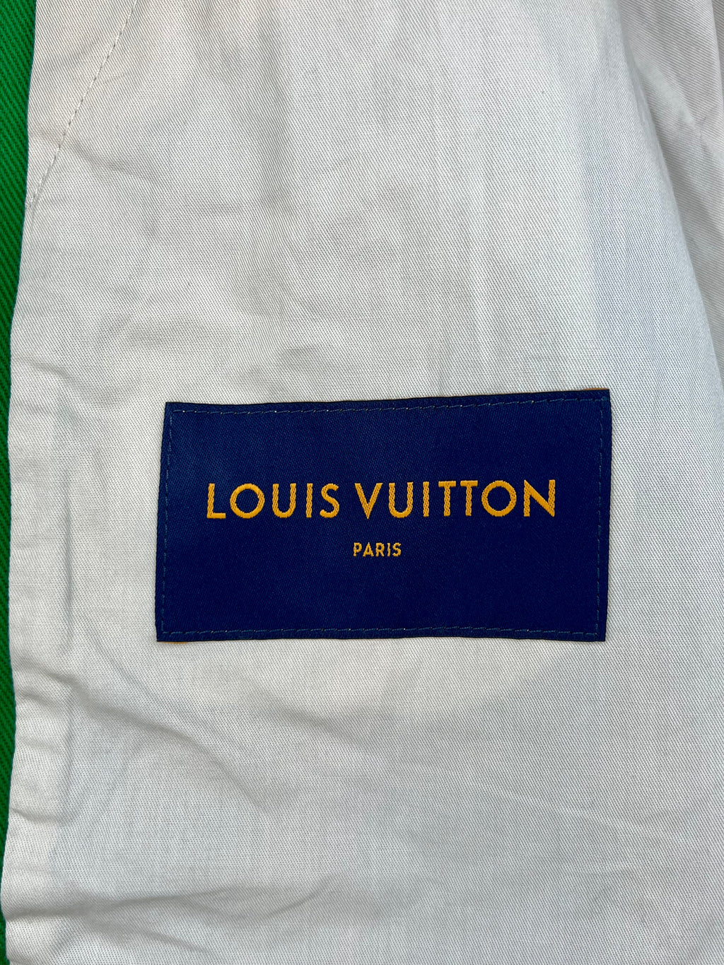 Louis Vuitton Monogram Workwear Denim Jacket in Green men's unisex 56
