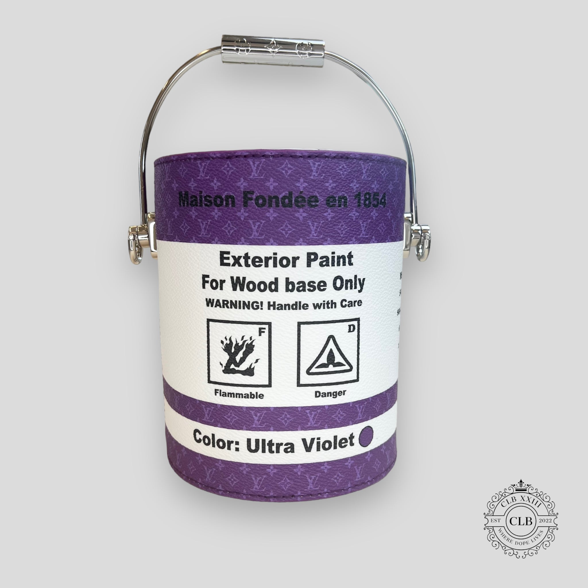 LOUIS VUITTON LV PAINT CAN - PURPLE Purse handbag