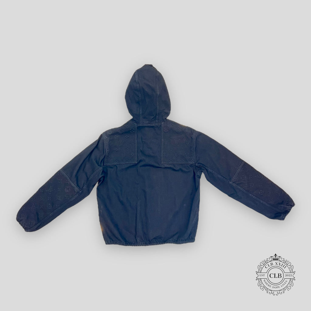 Louis Vuitton Hooded Workwear Jacket in Black men's unisex 52 56 coat