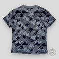 Louis Vuitton Camo Monogram Jacquard T-Shirt in Grey men's unisex black