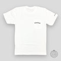 CHROME HEARTS SCROLL LOGO POCKET T-SHIRT - WHITE unisex men's Medium