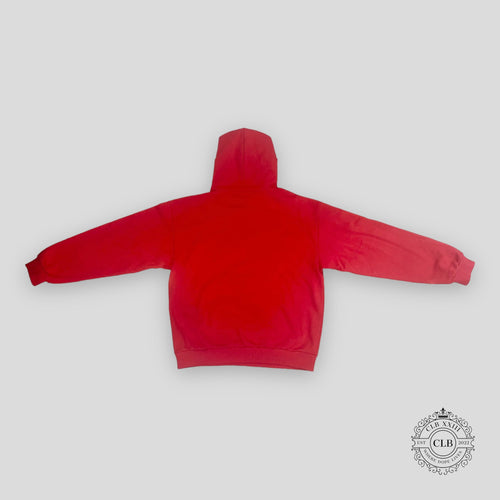 Celine Homme Logo Hoodie in Red Men's Sweatshirt Unisex