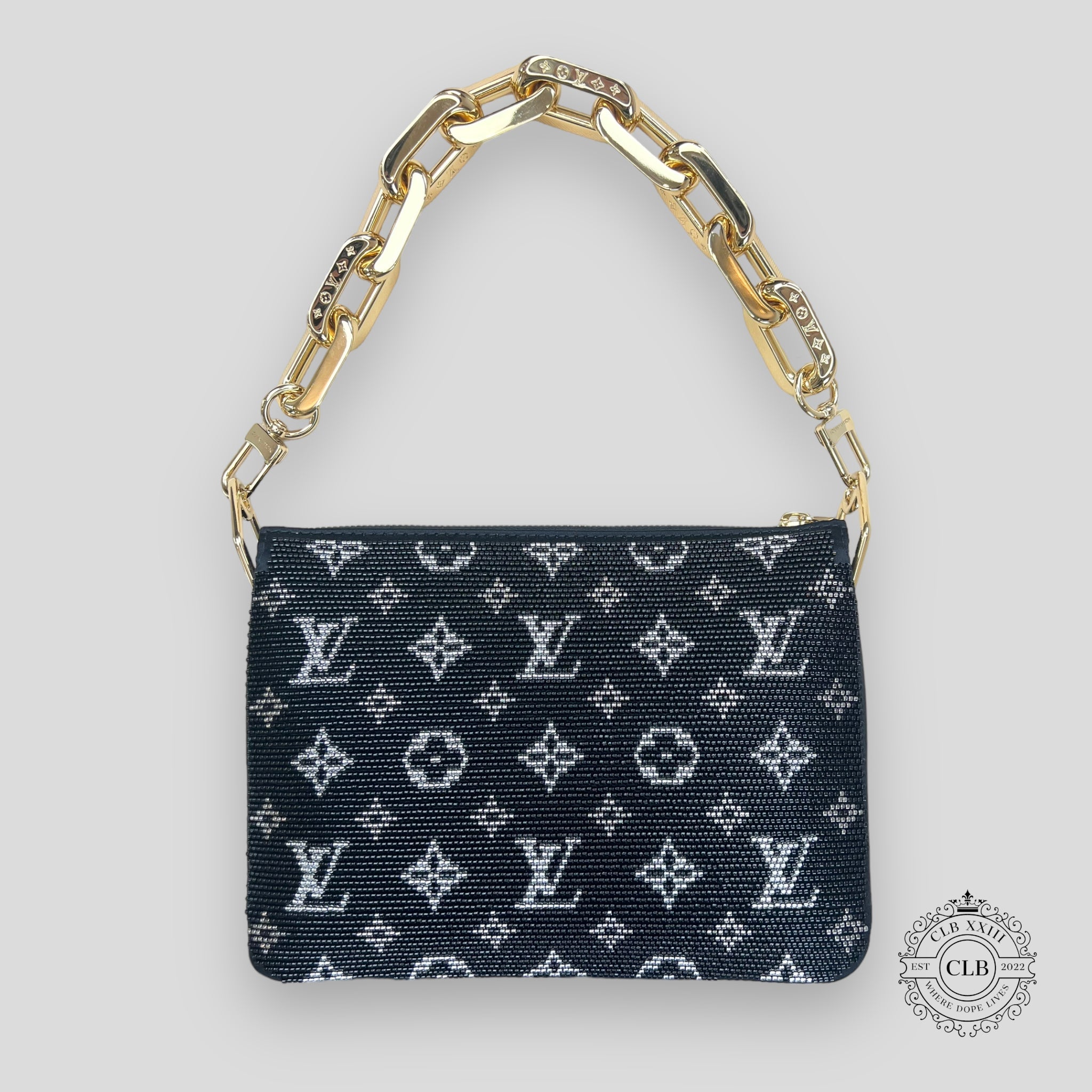 Louis Vuitton Coussin BB Shoulder Bag New handbag purse Black LV