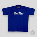 Louis Vuitton Short-Sleeved Graphic Crewneck in Indigo L XL