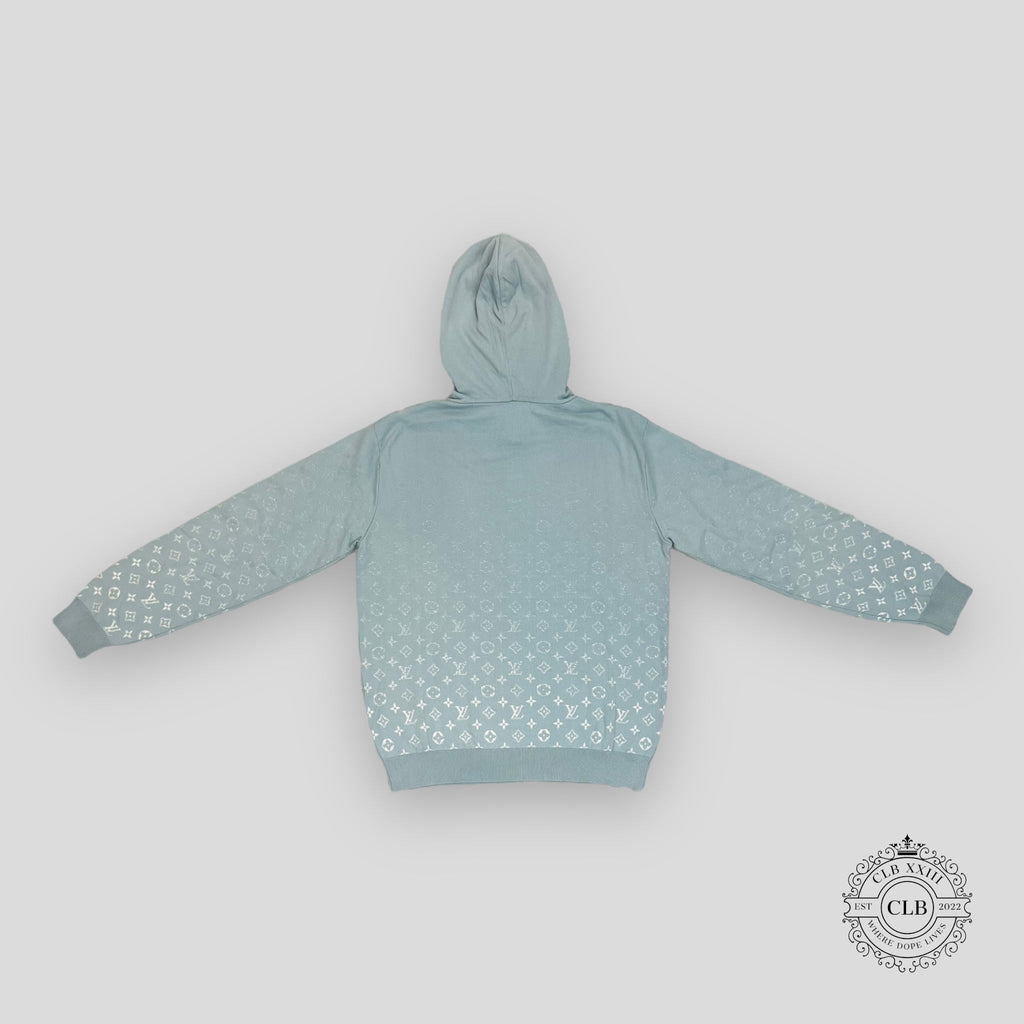 Louis Vuitton Gradient Knit Hoodie in Blue men's unisex pullover L XL XXL