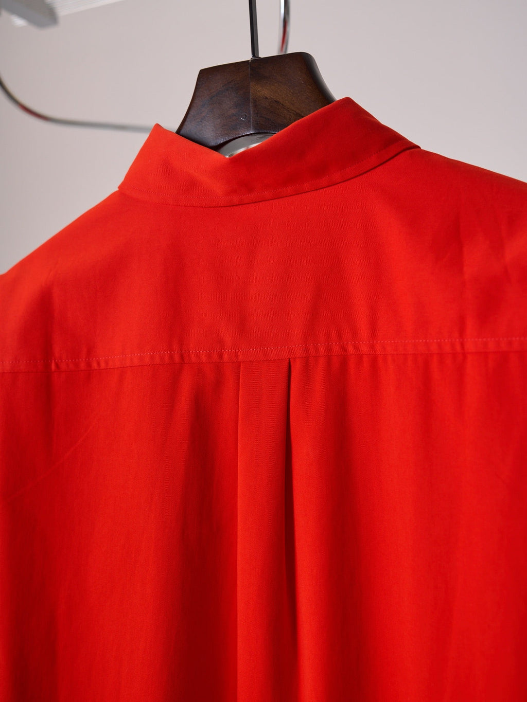 Loewe Anagram Two-Tone Embroidered Long-Sleeve Shirt Men's Unisex Red