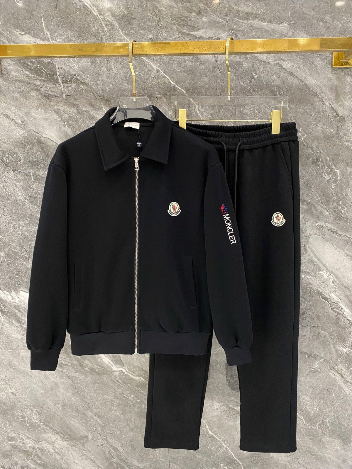 Moncler Tracksuit Men's Pant's Jacket 2PC set outfit
