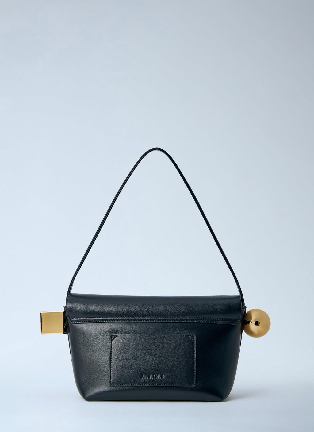 Jacquemus Ladies Le Rond Carré Handbag Purse Italy leather black
