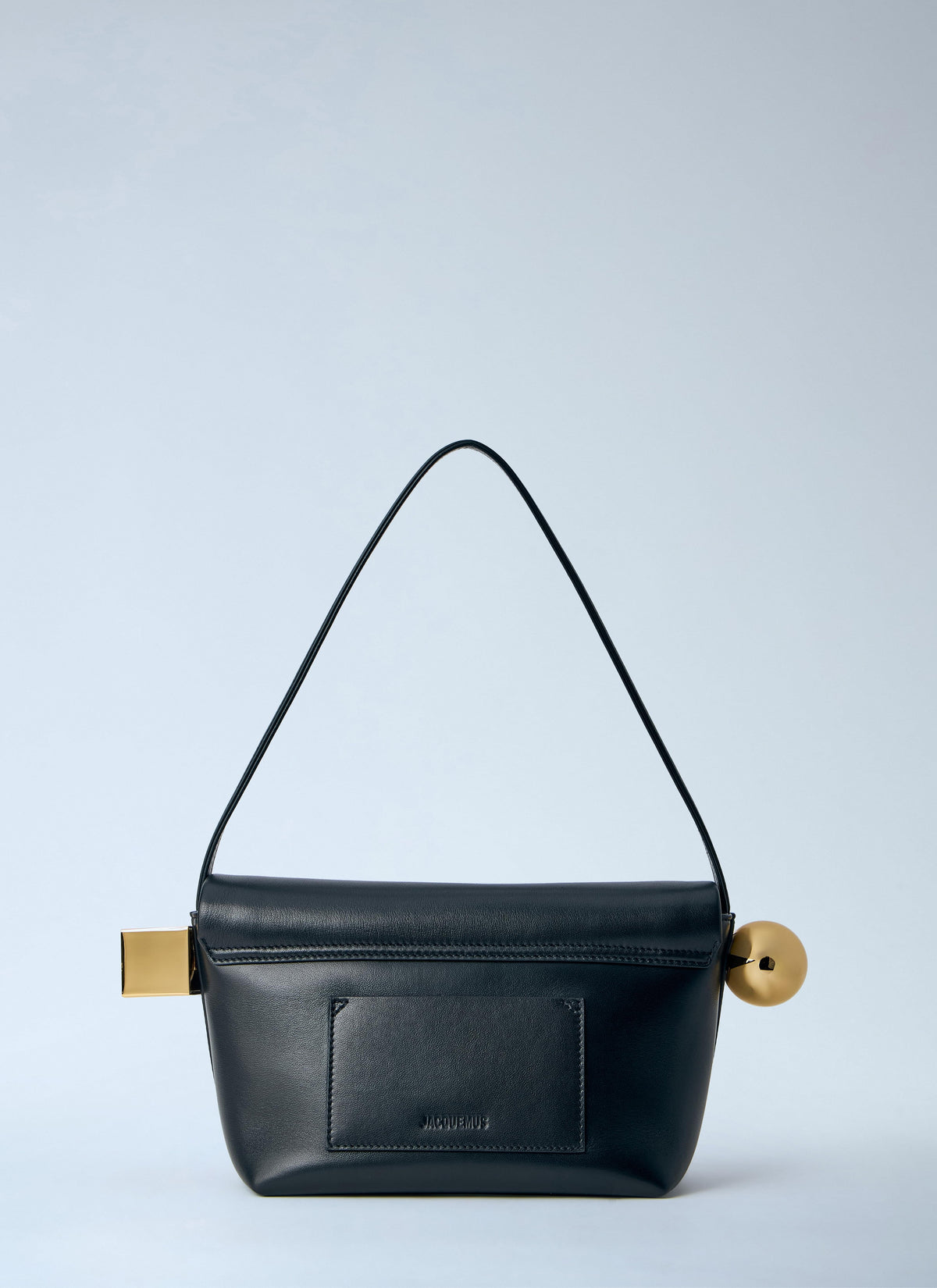 Jacquemus Ladies Le Rond Carré Handbag Purse Italy leather black