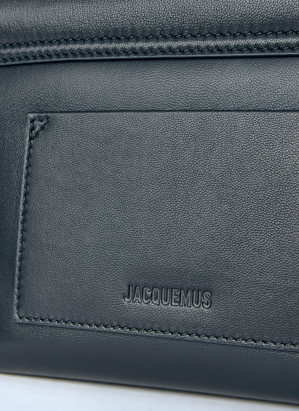 Jacquemus Ladies Le Rond Carré Handbag Purse Italy leather black