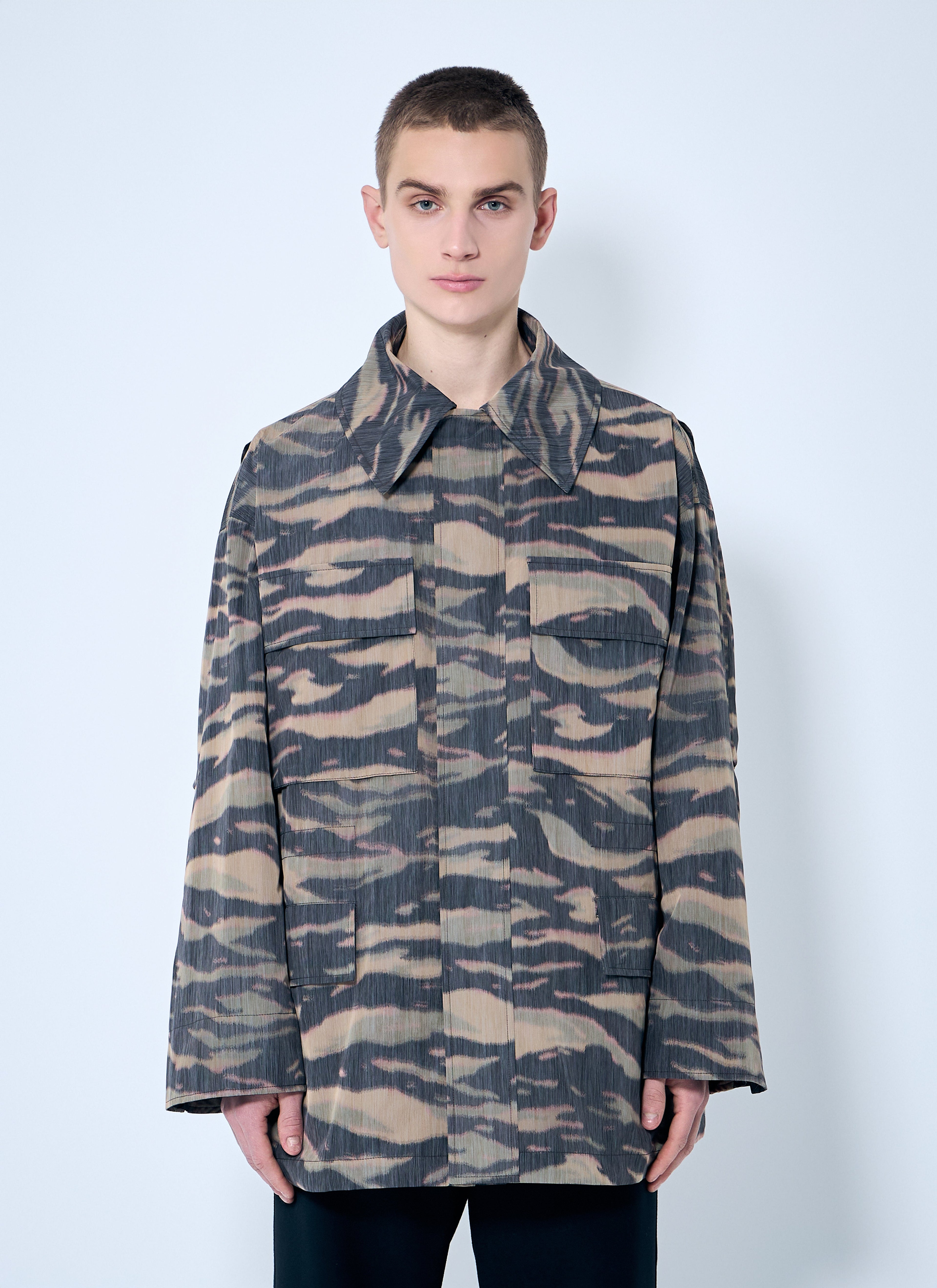 Jil Sander Men's Field Jacket silk camo